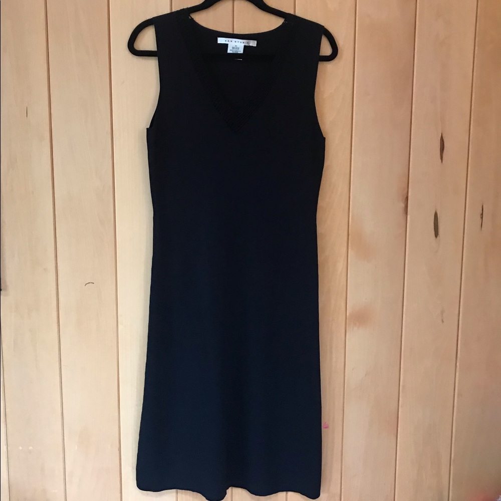 Max Studio Black midi sweater dress sz medium